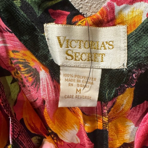 Victoria’s Secret Gold Label Floral Slip Dress Women’s Medium Y2K Floral Vintage - Picture 6 of 6